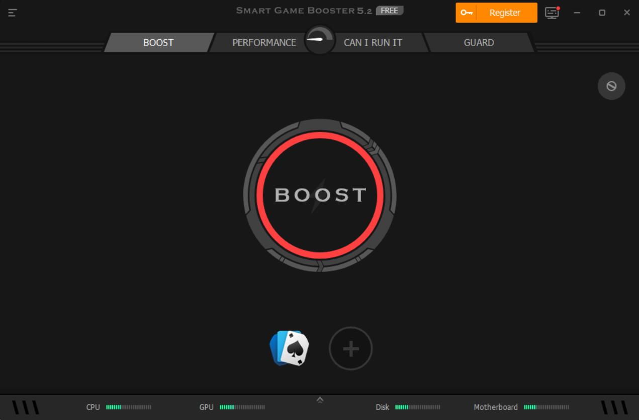 Smart Game Booster freeware screenshot