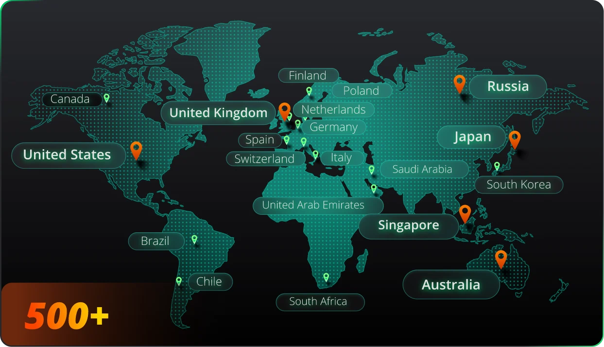 Play Worldwide Games by 500+ Global Servers