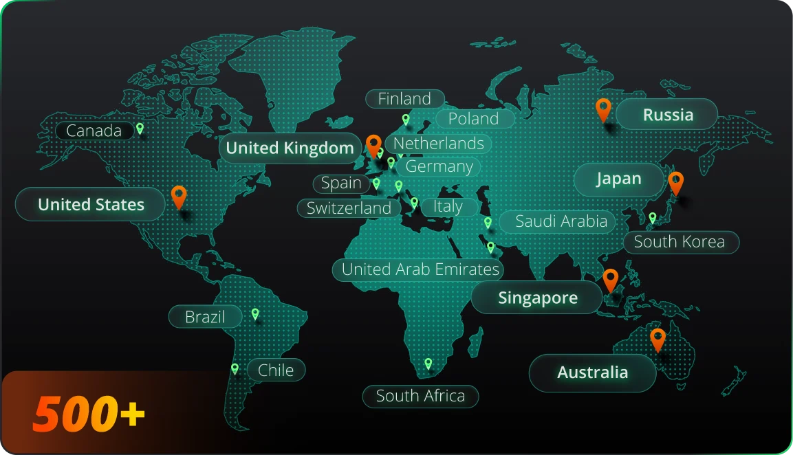 Play Worldwide Games by 500+ Global Servers