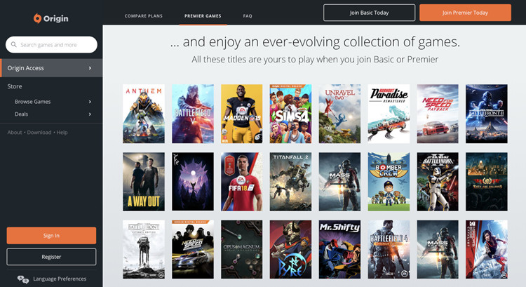 download origin game launcher